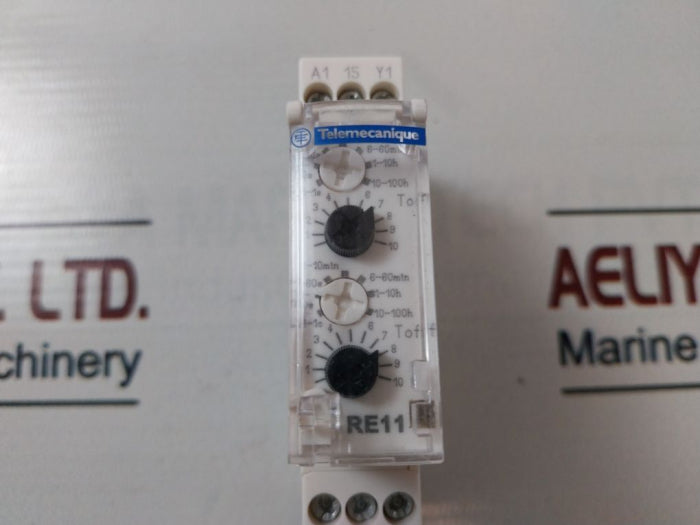 Telemecanique/Schneider Electric RE11 RL MU Din Rail Multi Function Timer Relay