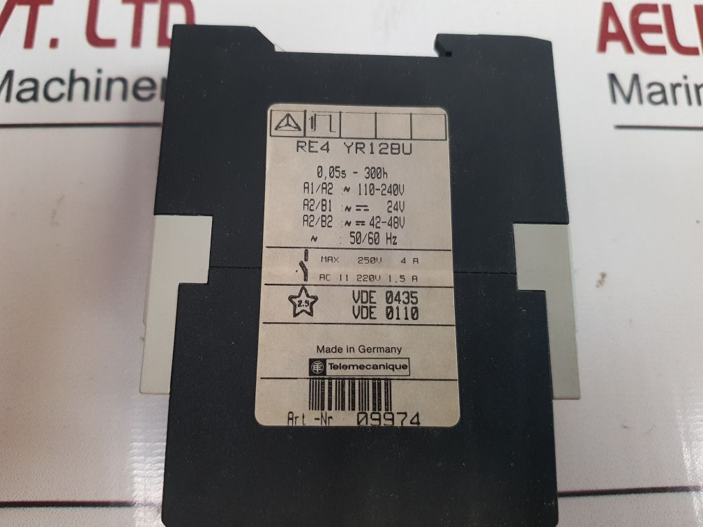 Telemecanique Re4 Yr12Bu Electronic Timer Relay 09974