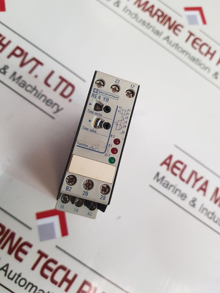 Telemecanique Re4 Yr12Bu Electronic Timer Relay 09974