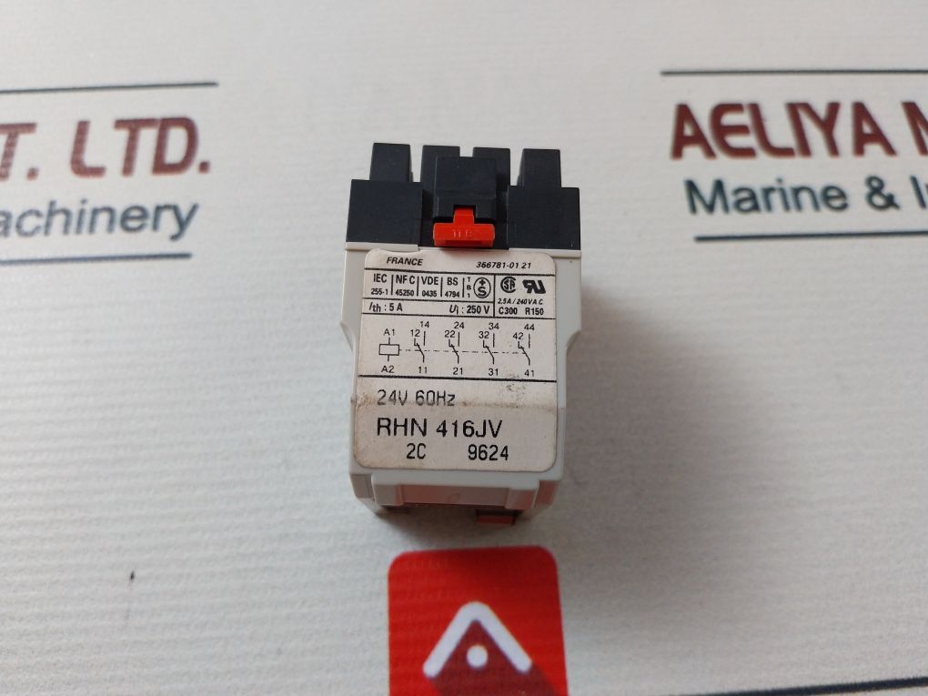 Telemecanique Rhn 416Jv Plug-in Control Relay 250V 5A