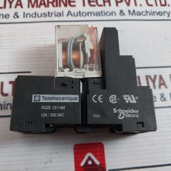 Telemecanique Rxl 4A06B1P7 Relay With Base 230V 50/60Hz 12A/300 Vac