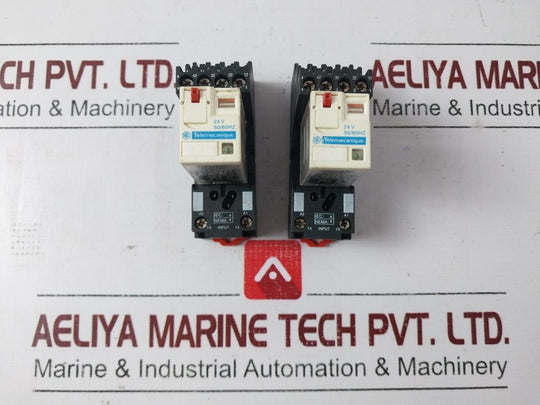 Telemecanique Rxm4Gb2B7 Relay With Base 10A 300V