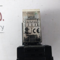 Telemecanique Rxm4Gb2B7 Relay With Base 10A 300V