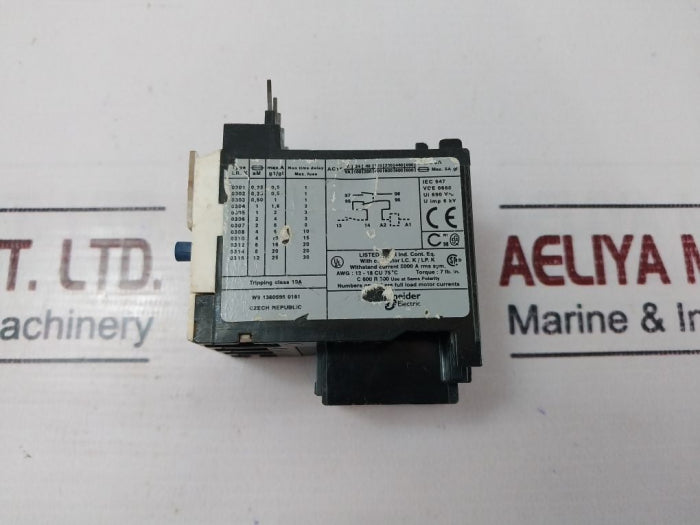 Telemecanique Square D Lr2K0316 Thermal Overload Relay 5A 690V Ac
