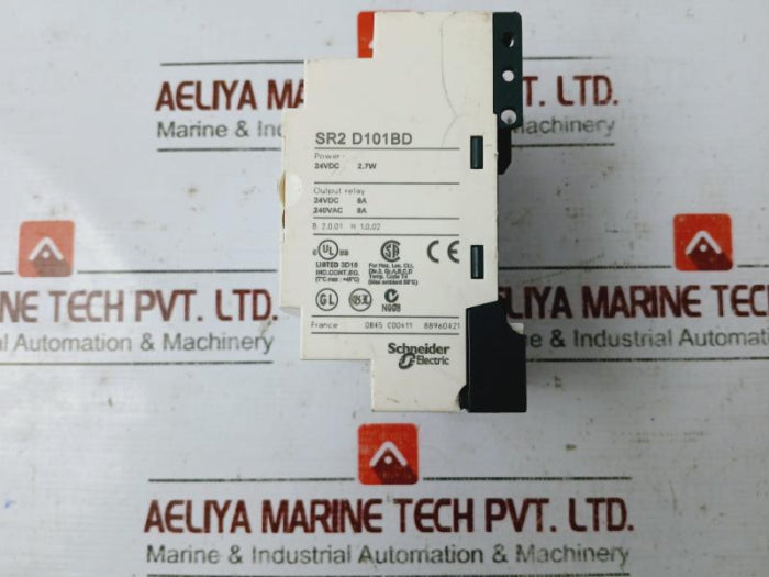 Telemecanique Sr2 D101Bd Compact Smart Relay 24Vdc 2.7W 0845 C00411 88960421