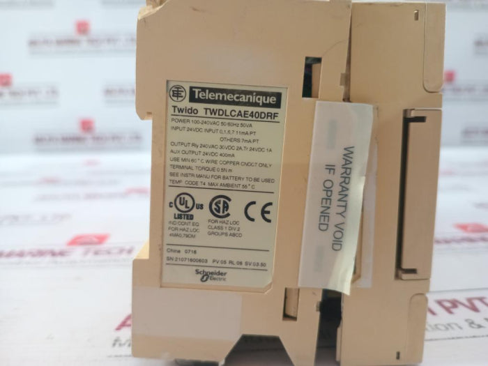 Telemecanique Twdlcae40Drf Twido Plc Base Module Controller