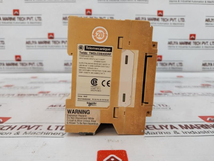 Telemecanique Twdlcde40Drf Twido Compact Base Controller 24Vdc 30W