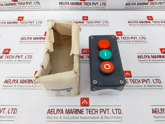 Telemecanique Xal D363M Dark Grey Station/Green Flush/Red Flush Pushbutton Ip65