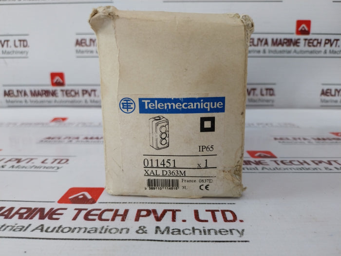 Telemecanique Xal D363M Dark Grey Station/Green Flush/Red Flush Pushbutton Ip65