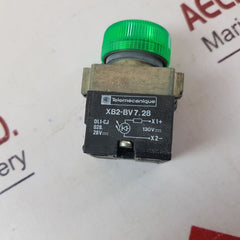 Telemecanique Xb2-bv7.28 Signalling Indicator Led Green 130V Lamp