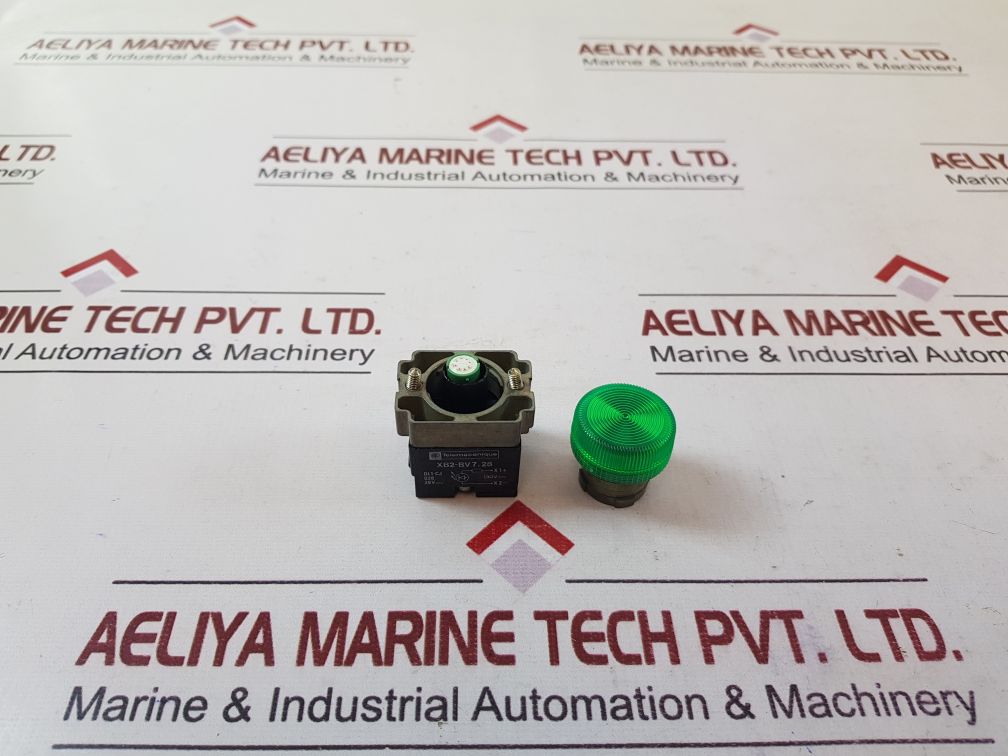 Telemecanique Xb2-bv7.28 Signalling Indicator Led Green 130V Lamp