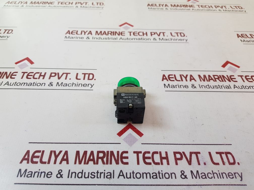 Telemecanique Xb2-bv7.28 Signalling Indicator Led Green 130V Lamp