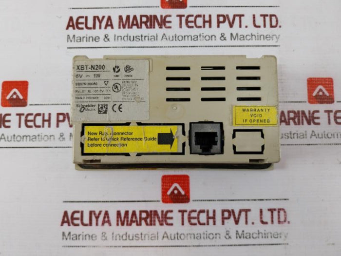 Telemecanique Xbt-n200 Small Panel Keypad W/ Alphanumeric Screen