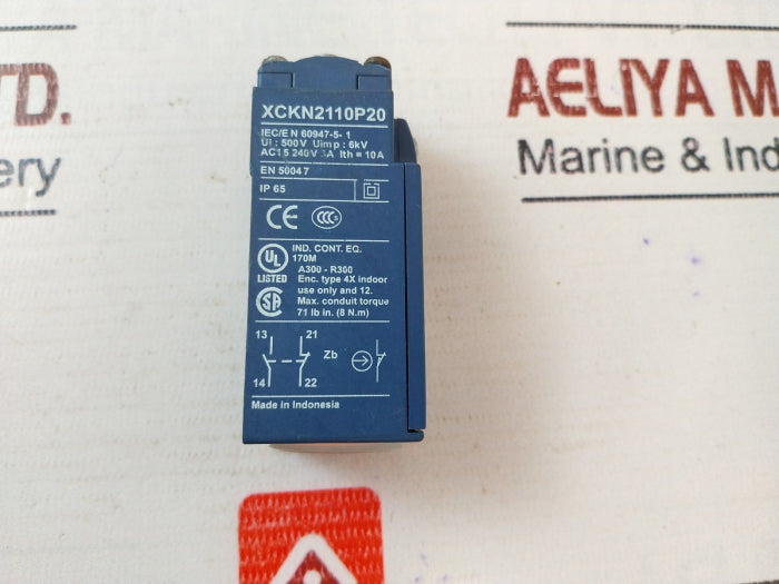 Telemecanique XCKN2110P20 Osiswitch Limit Switch 500V 10A