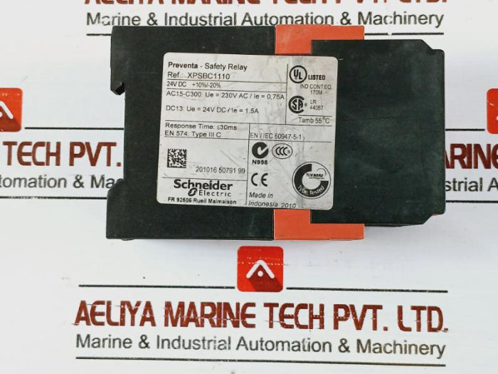 Telemecanique Xps-bc Preventa Safety Relay Xpsbc1110 24V Dc 30Ms