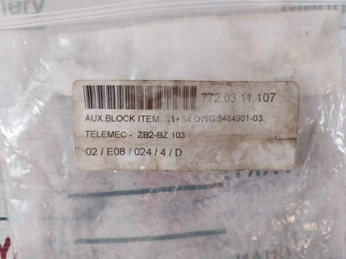 Telemecanique Zb2-be101 Contact Block 10(6)A 400V~