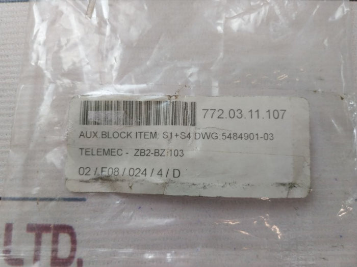 Telemecanique ZB2-BZ103,ZB2-BE101 Contact Blocks W/ Mounting Base 400V