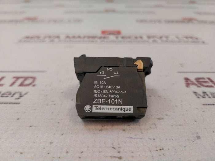 Telemecanique ZBE-101N Push Button Contact Block 10A 240V