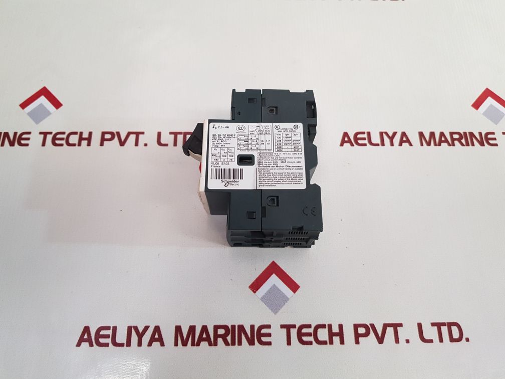 Telemecanique/Schneider Gv 2Me08/2.5-4A Motor Circuit Breaker Ie 2.5-4A