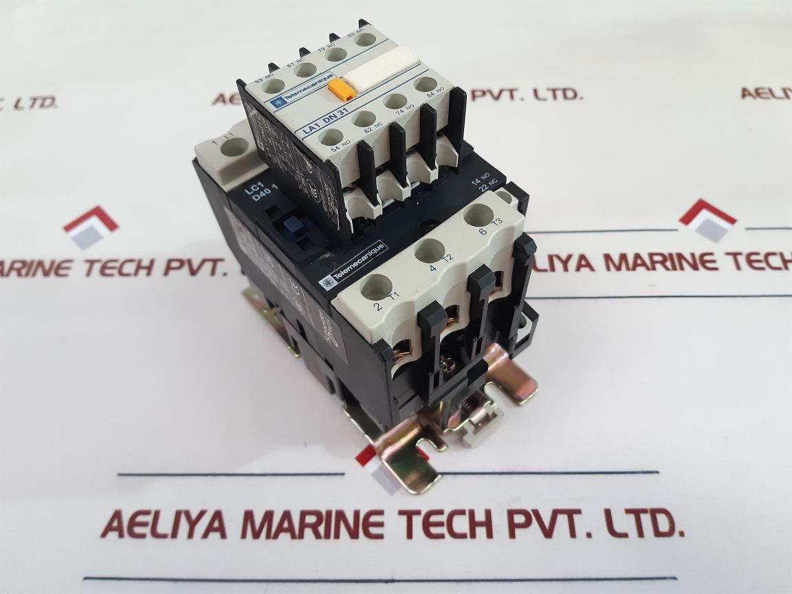 Telemecanique/Schneider Lc1 D40 11 Contactor La1 Dn31 Contact Block - Aeliya Marine Tech