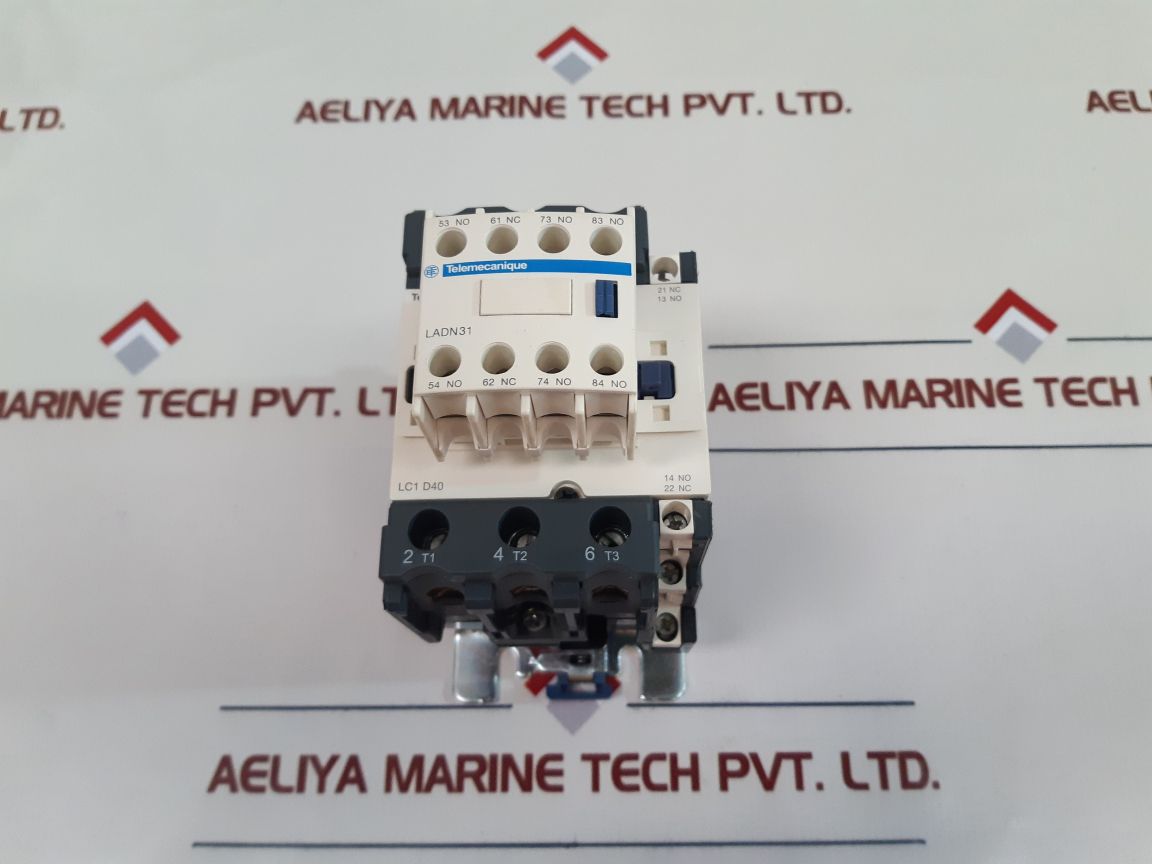 Telemecanique/Schneider Lc1 D40 Contactor With Ladn31 Contact Block - Aeliya Marine Tech