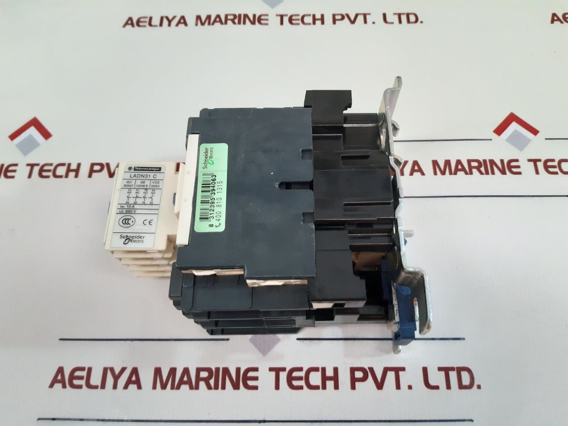 Telemecanique/Schneider Lc1 D40 Contactor With Ladn31 Contact Block - Aeliya Marine Tech
