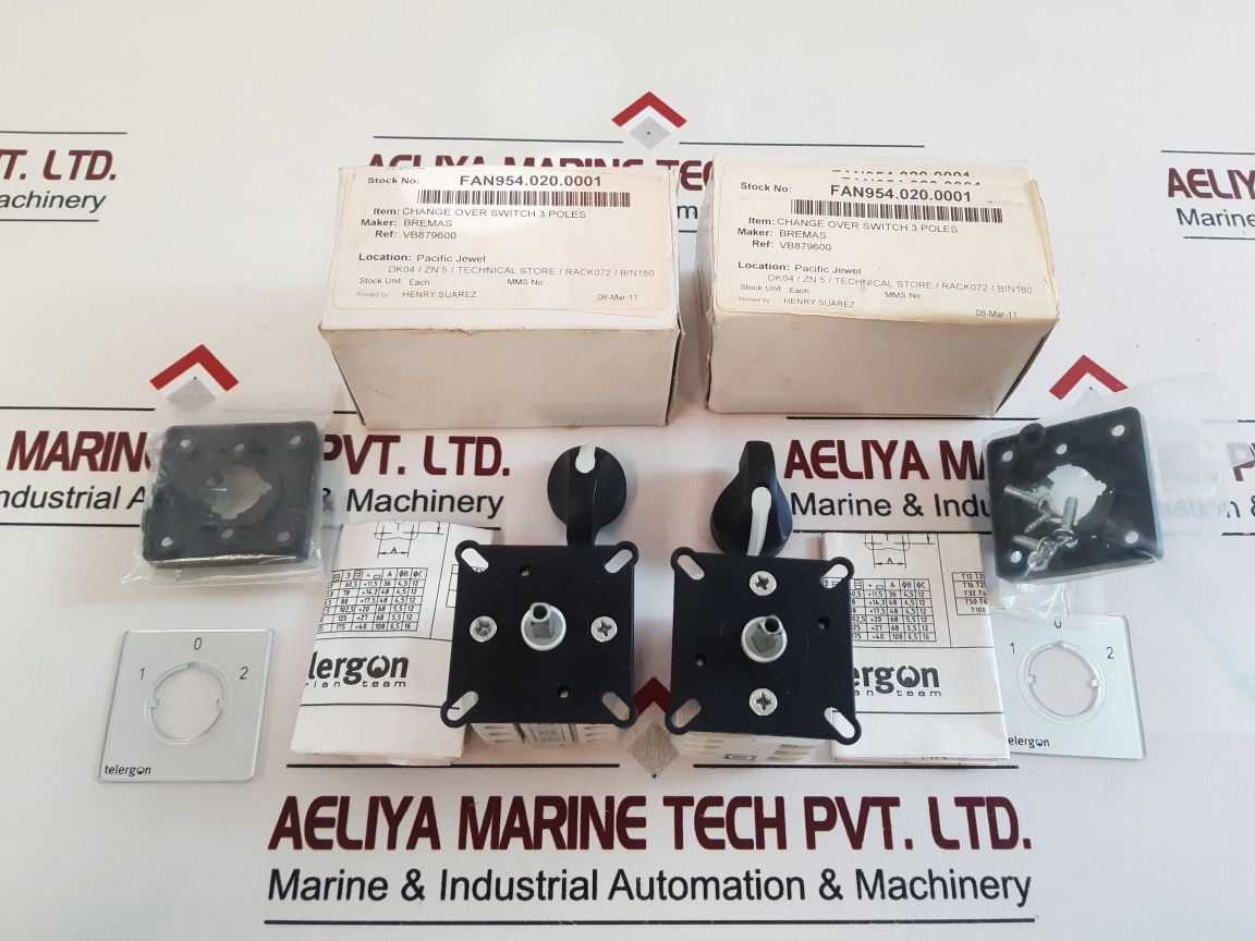 Telergon t-0002000402e1n1 cam switch 20a.300vac