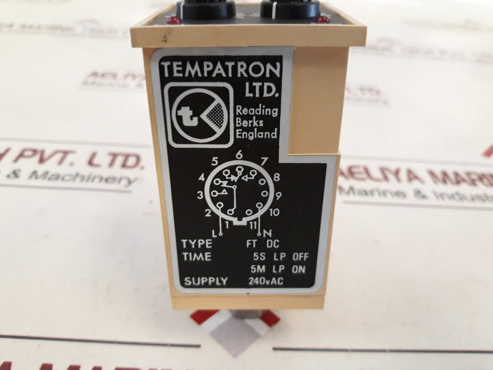Tempatron Ft Dc Time Relay 240V Ac