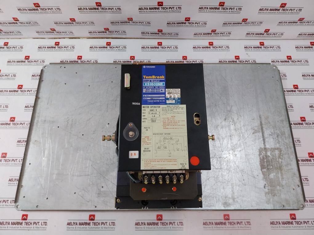 Terasaki Electric Xs1600Ne Circuit Breaker Xmc 9 Motor Operator 200-480V 50/60Hz