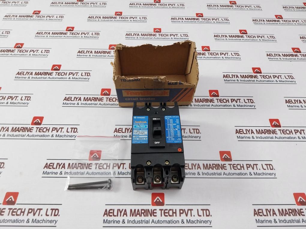 Terasaki Electric Xs50Cs 3 Pole Circuit Breaker 30A 250V