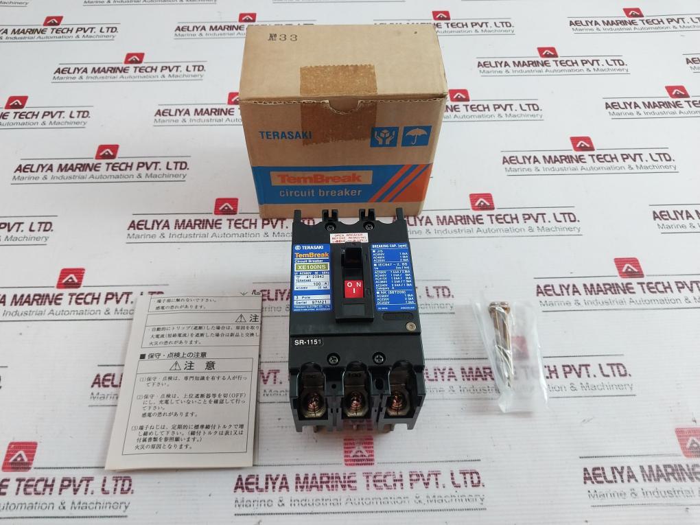 Terasaki Xe100Ns Circuit Breaker 100Amp