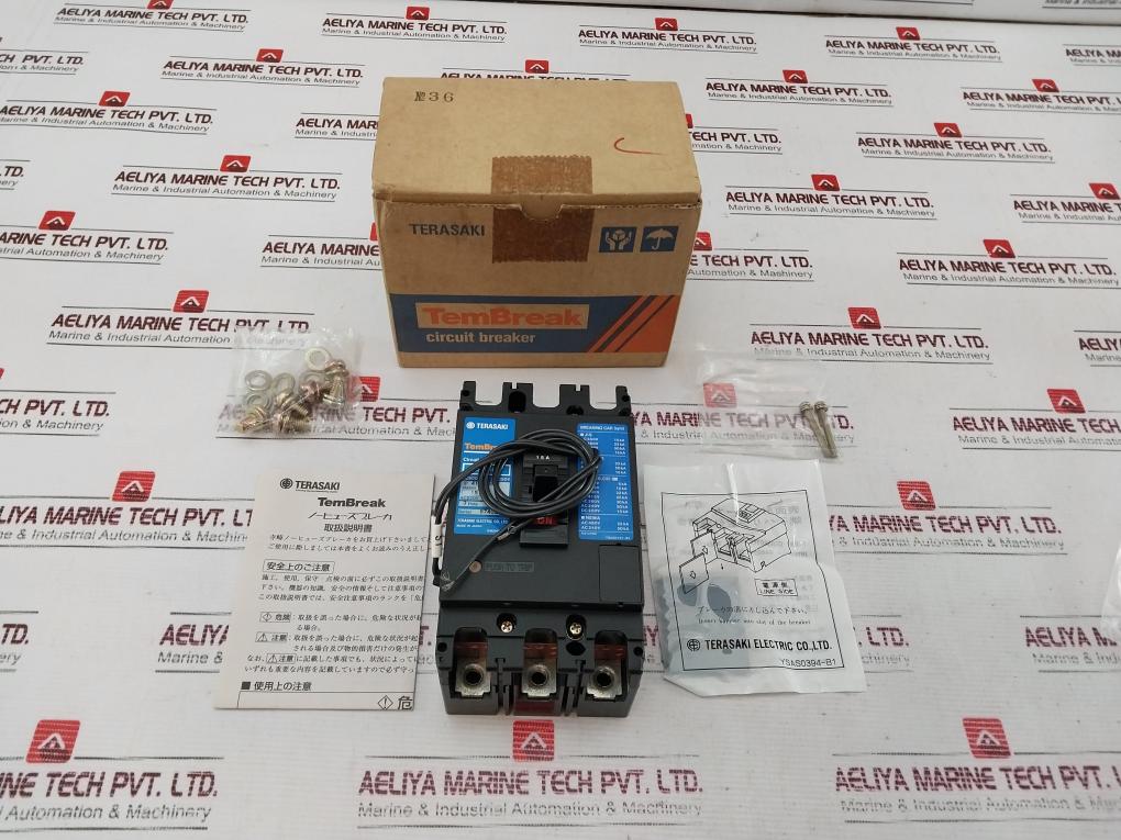 Terasaki Xs100Ns Circuit Breaker 3 Pole 15A 5060Hz