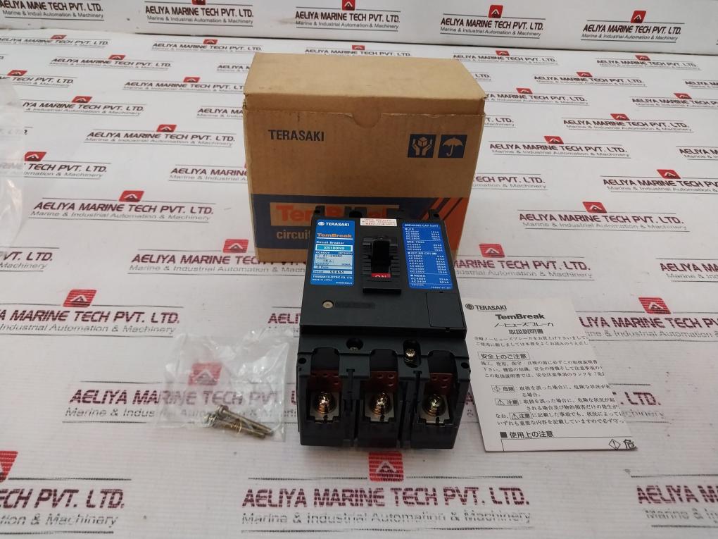 Terasaki Xs100Ns Circuit Breaker 3 Pole 15A 600Vac