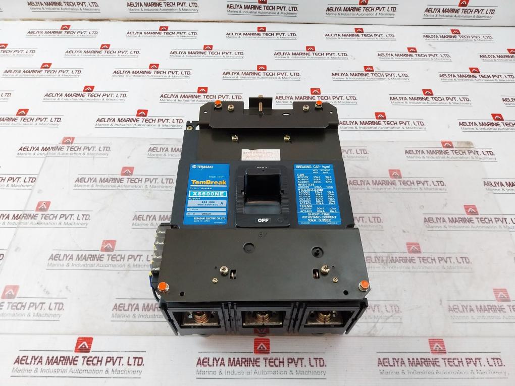 Terasaki Xs600Ne Circuit Breaker 3-pole 600V Ac 300A-600A