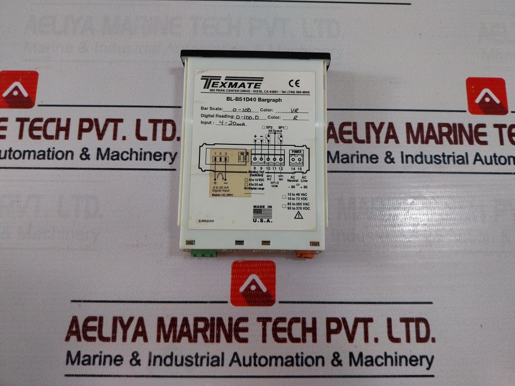 Texmate Bl-b51D40 Leopard Panel Meter 4-20 Ma
