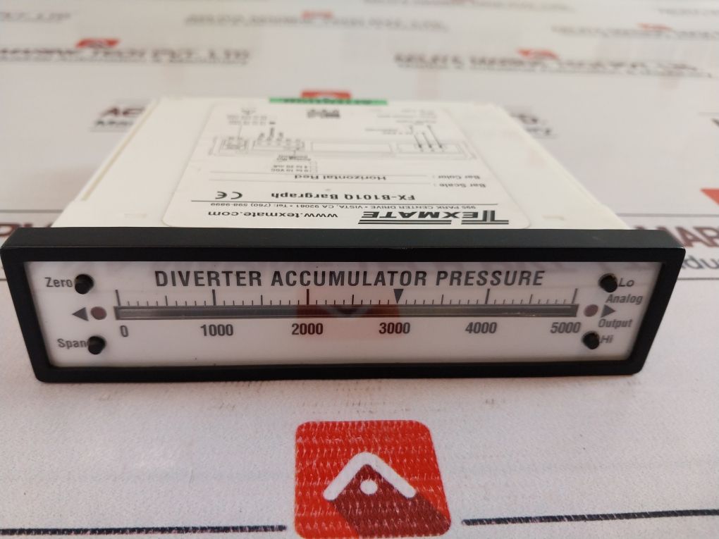 Texmate Fx-b101Q Bargraph Diverter Accumulator Pressure 0-5000