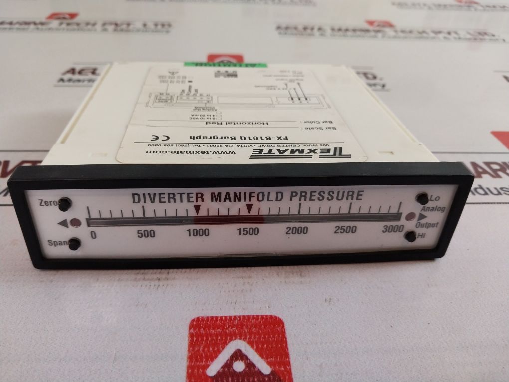Texmate Fx-b101Q Bargraph Diverter Manifold Pressure Rev.1