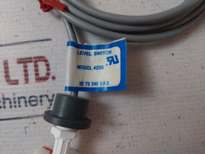 Thomas Products 4200 Level Switch Assembly Set 50-240V Ac Pilot Duty 20V.A 29190