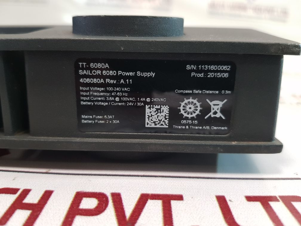 Thrane & Thrane Sailor 6080 Power Supply Tt-6080A