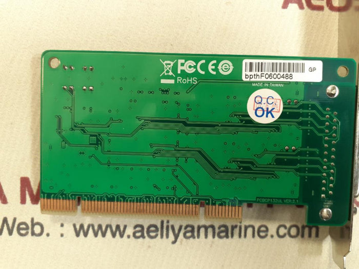 Moxa cp-132 ul 2-port rs-422/485 pci board w/cable