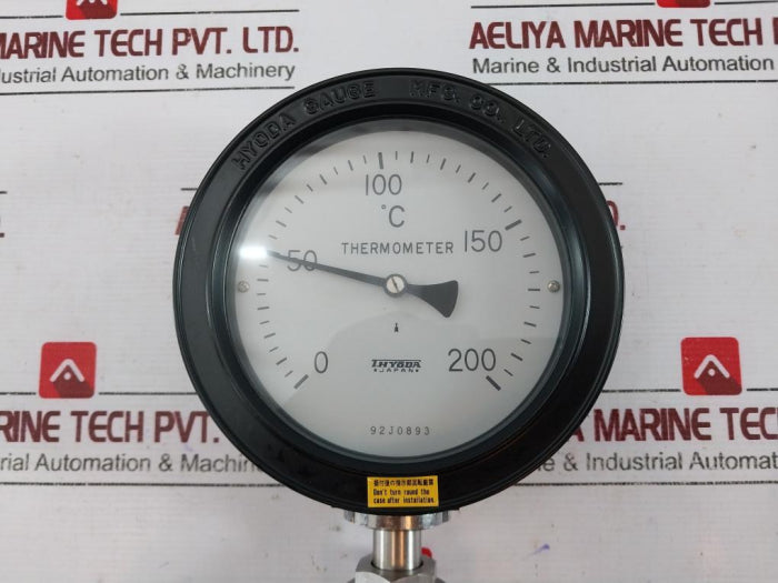 Thyoda C4 Dial Thermometer 0-200°c 92j0863 152-18o-003