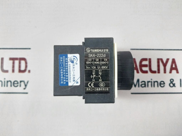 Tianshui 213 Sk4-222D Pneumatic Time Delay Block 690V