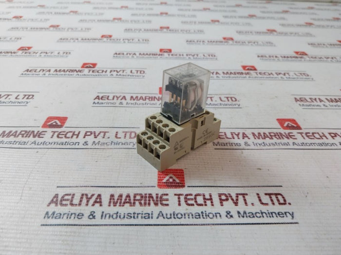 Titcha Hh54P Relay With Base 5A 240Vac