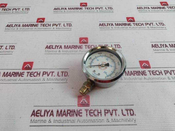 Tobul Accumulator 0-3000 Psi Gauge