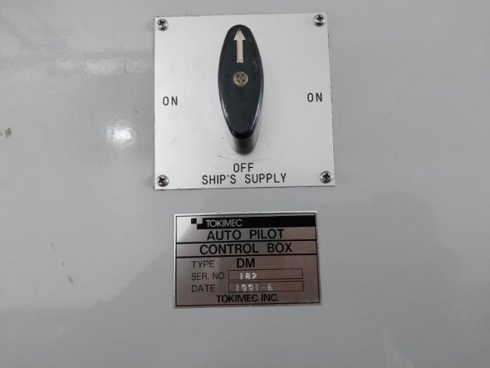 Tokimec Dm Auto Pilot Control Box 11429507 Hkb1-9-012f8 Ac 450v 0-10 Sec