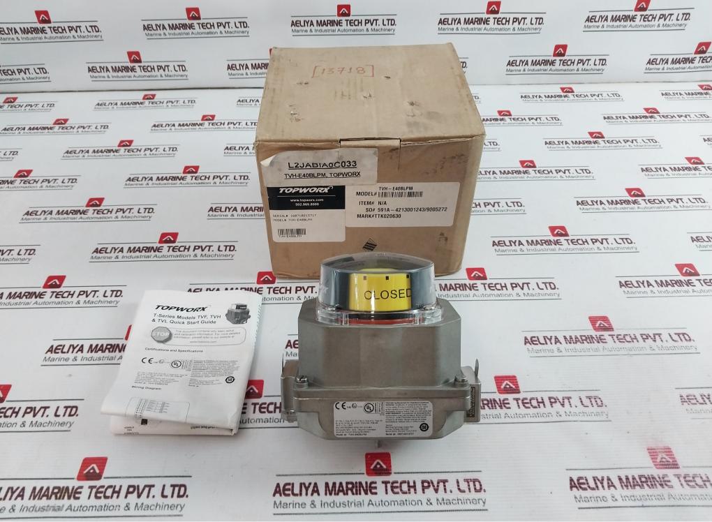 Topworx Tvh-e40Blpm Limit Switch Box Type 4X