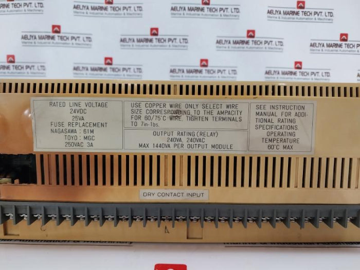 Toshiba Ex402Mcrb6 Programmable Controller 24Vdc 25Va , 250Vac 3A