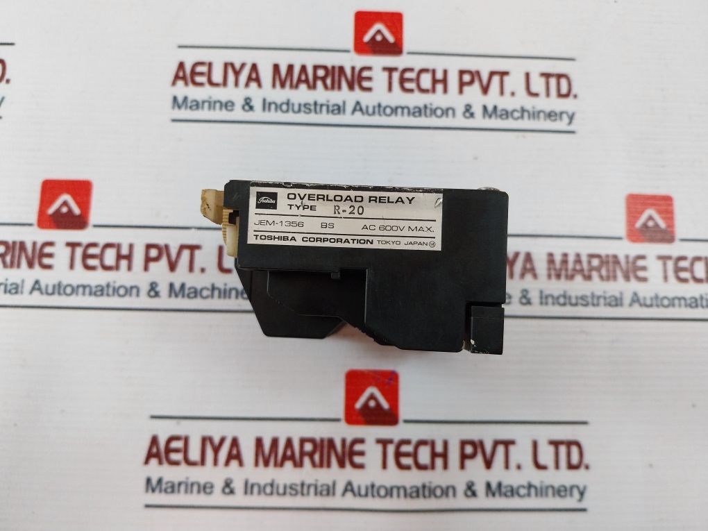 Toshiba R-20 Overload Relay Jem-1356 Bs Ac 600V Max.