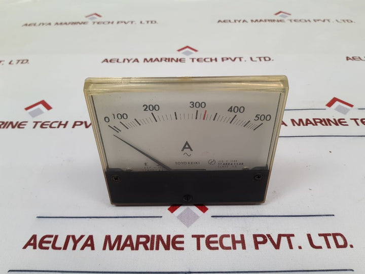 Toyo Keiki Acf-12Nb Ammeter 0-500A