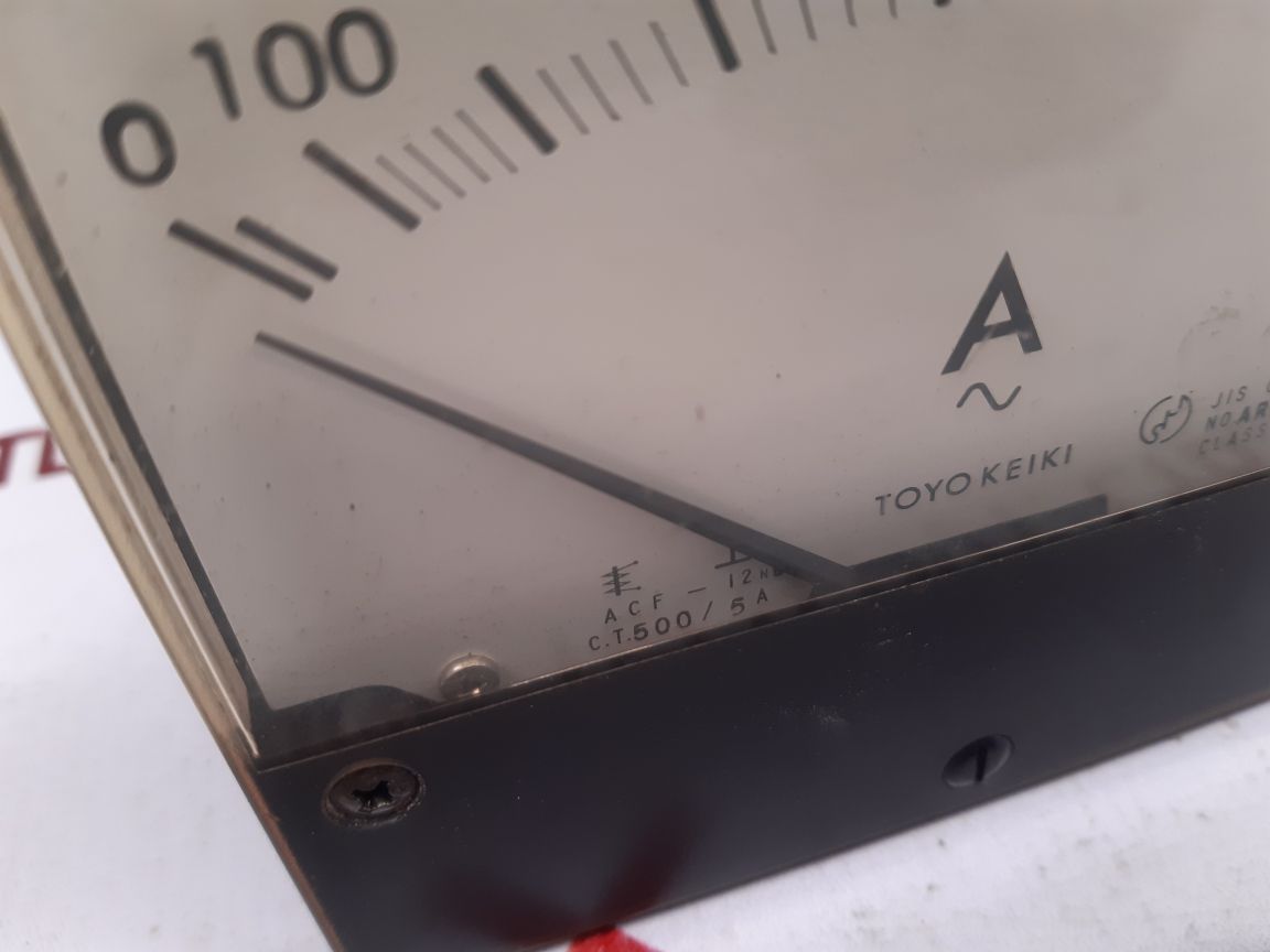 Toyo Keiki Acf-12Nb Ammeter 0-500A